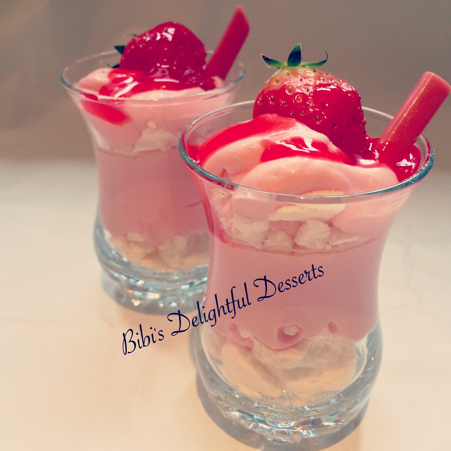 Strawberry verrines – bibis delightful desserts